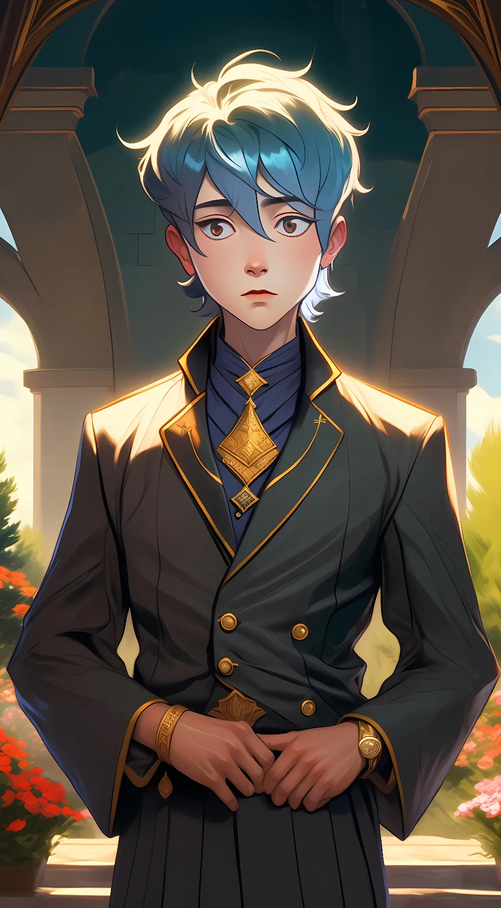 ai character: aaron background