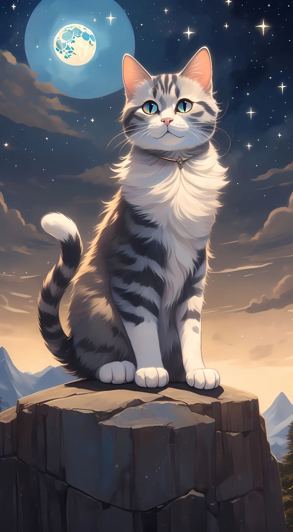 ai character: Averyfrost  background