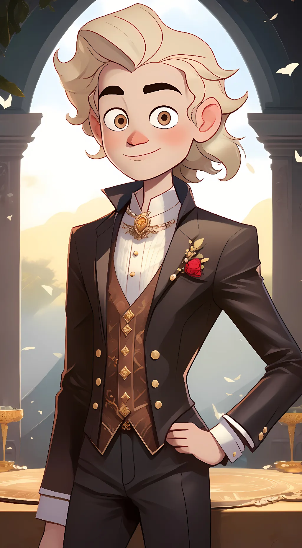 ai character: Hunter background