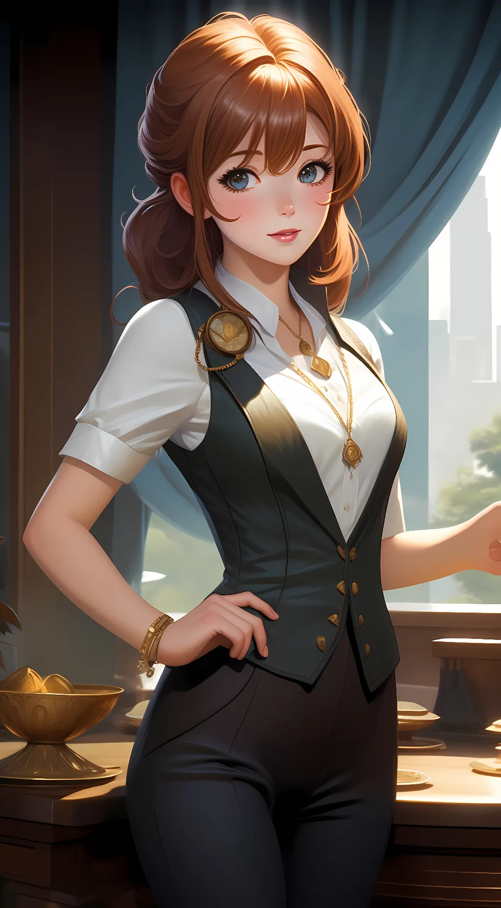 ai character: sarah  background