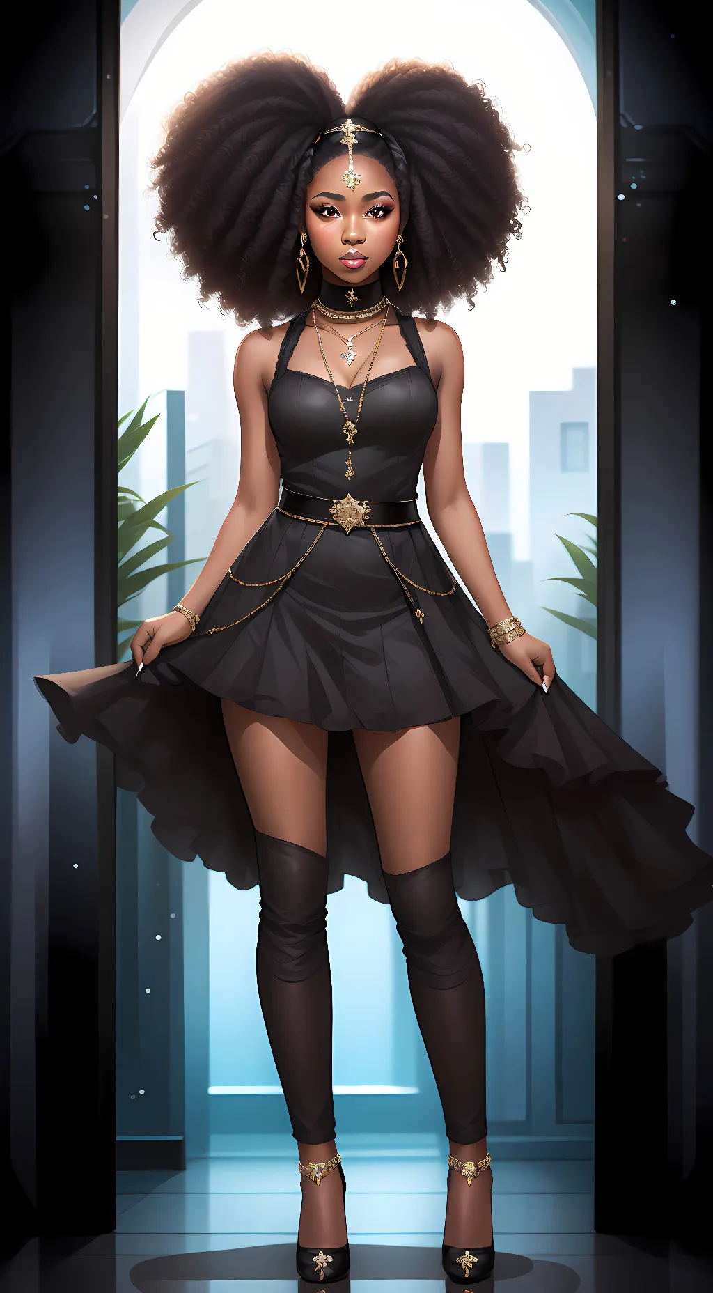 ai character: Minnie background