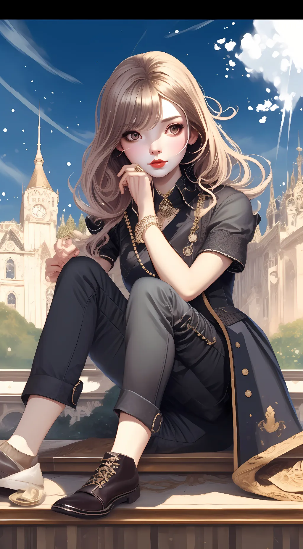 ai character: April  background