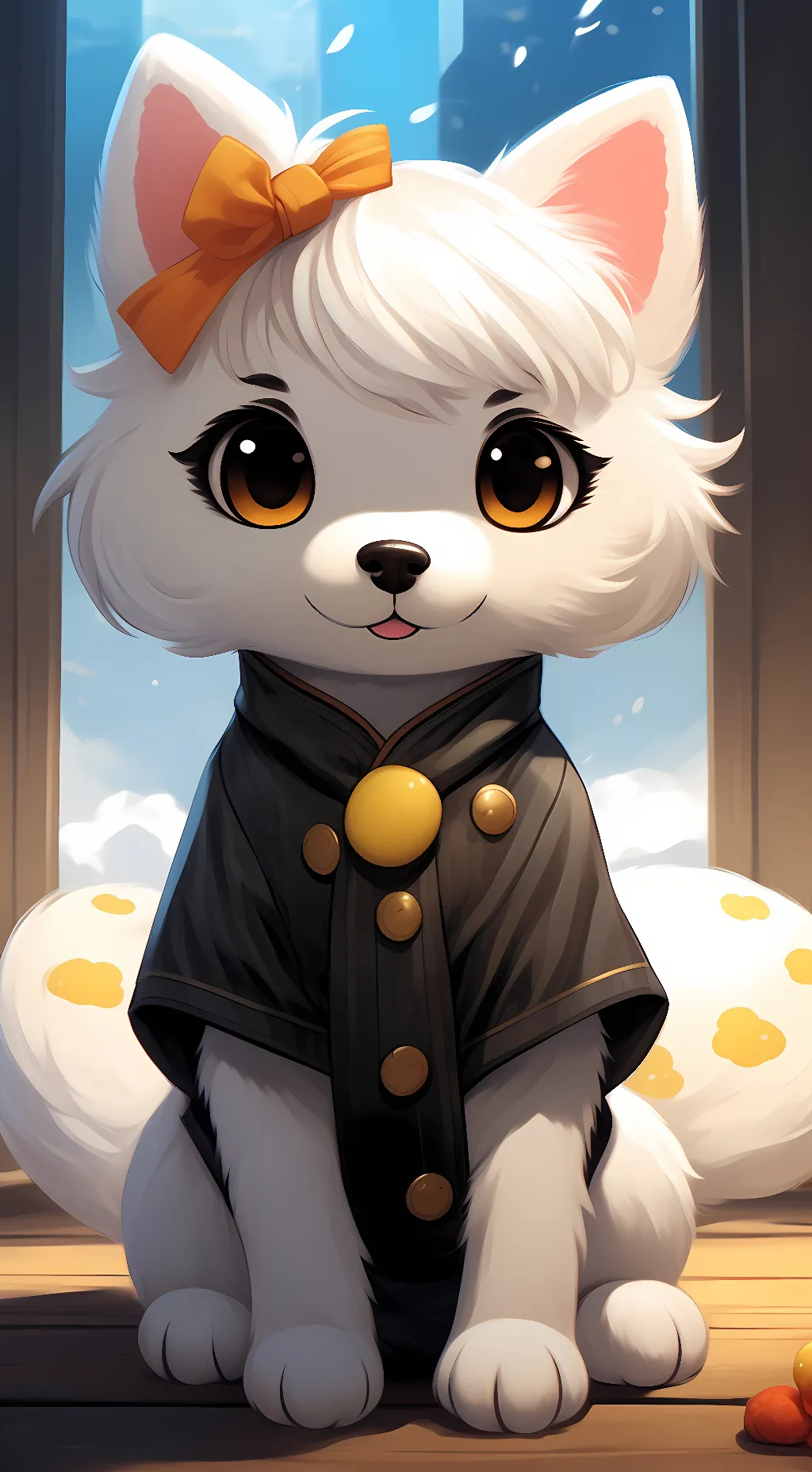 ai character: Cinnamon-roll background