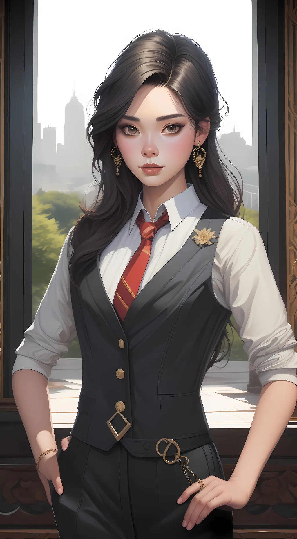 ai character: Nicole Peters background