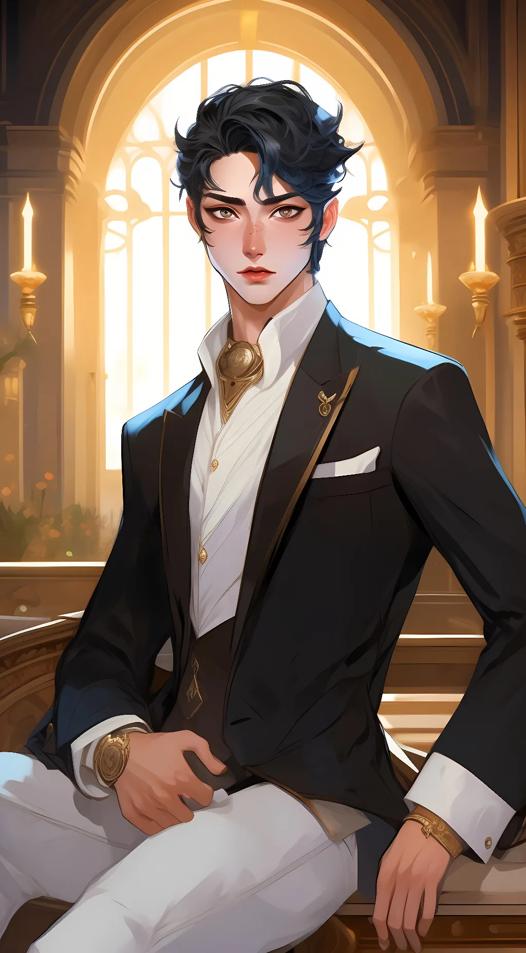 ai character: Theodore Halsey background