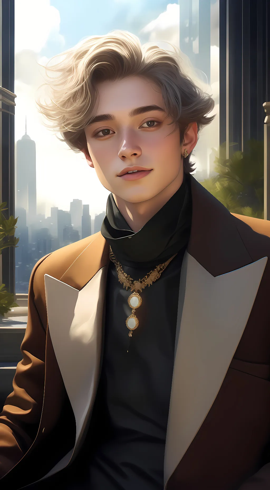 ai character: Adrien Fischer background