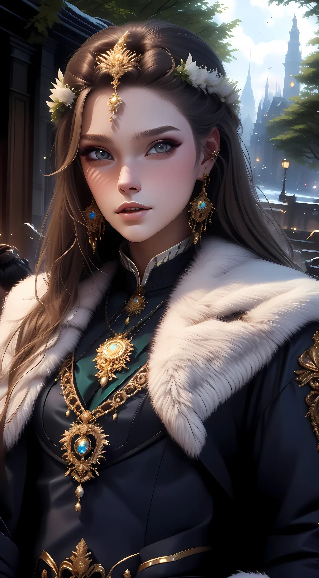 ai character: Tundra background