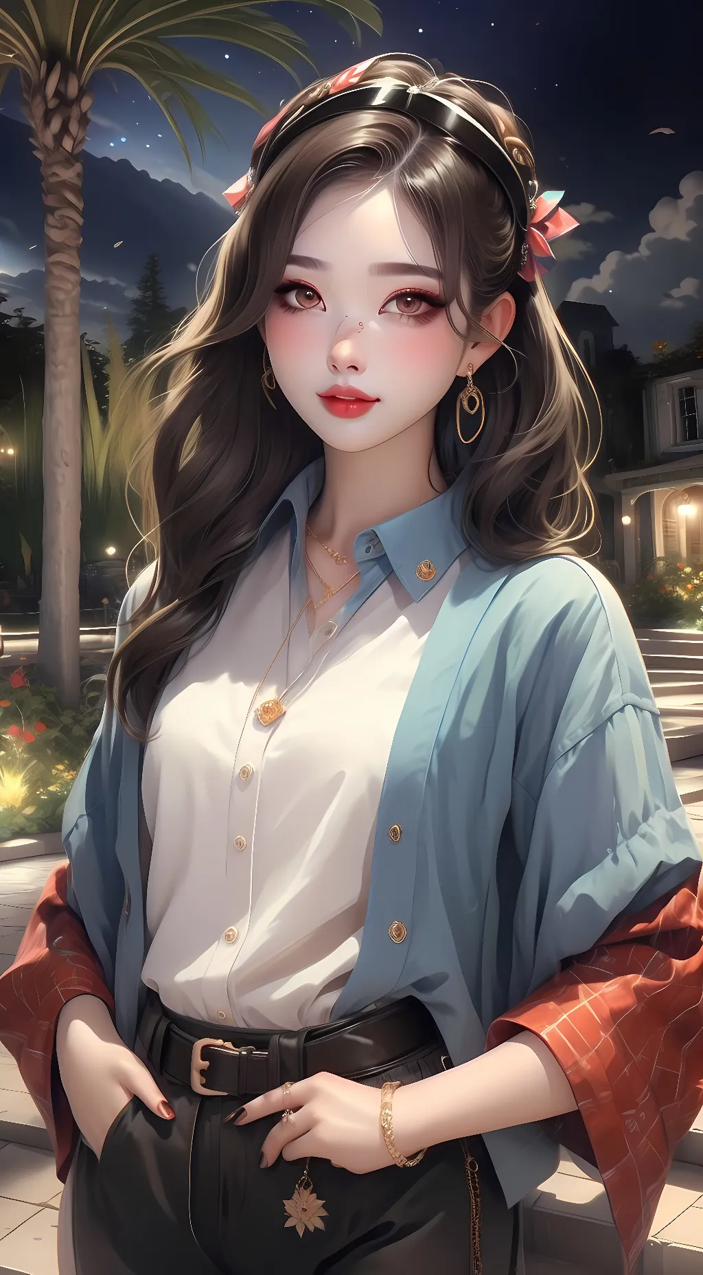 ai character: Kim lia background