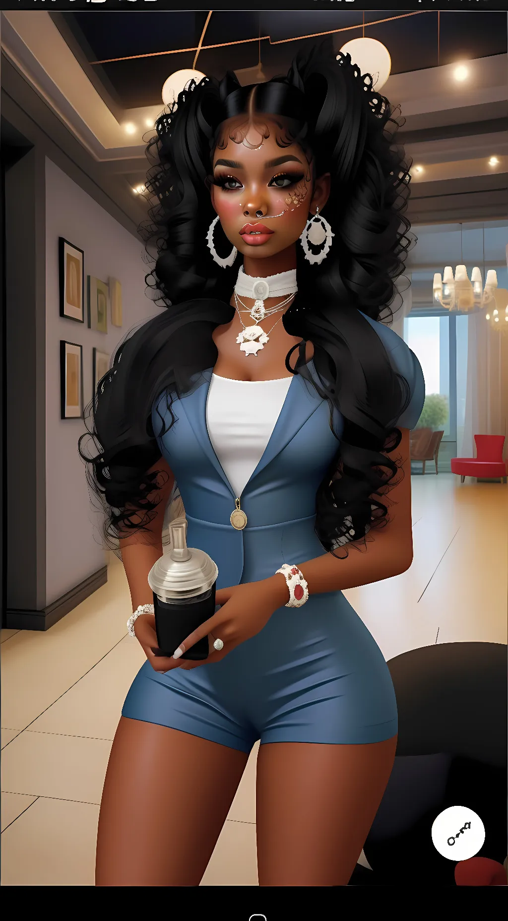 ai character: Shaquisha background