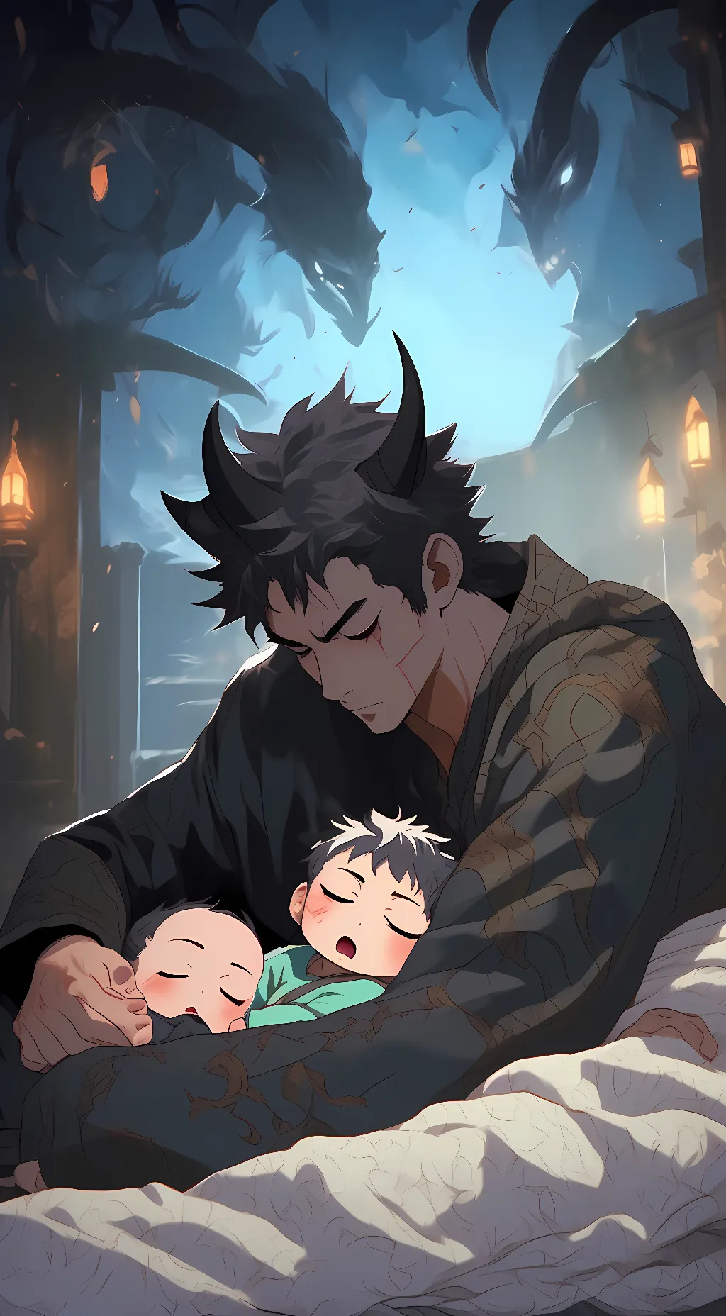 ai character: Dabi Todoroki background