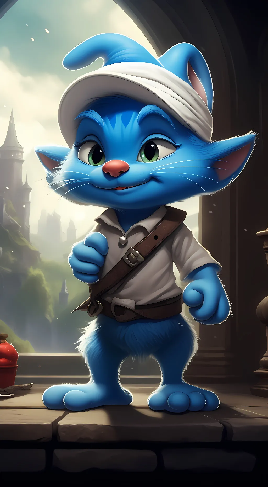 Talkie AI - Chat with smurf cat