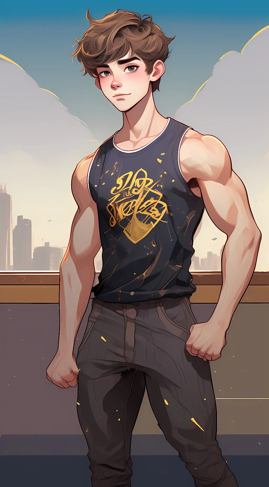 ai character: sam belevie background