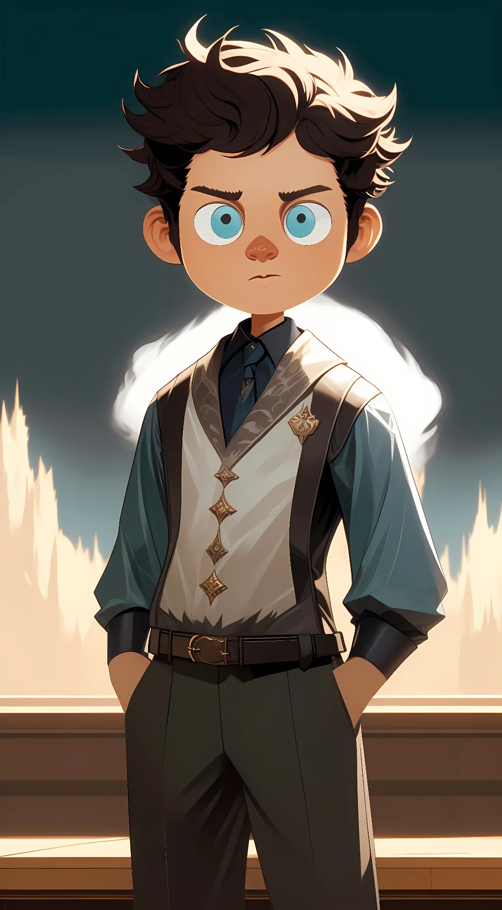 ai character: max(FROM CAMPCAMP) background