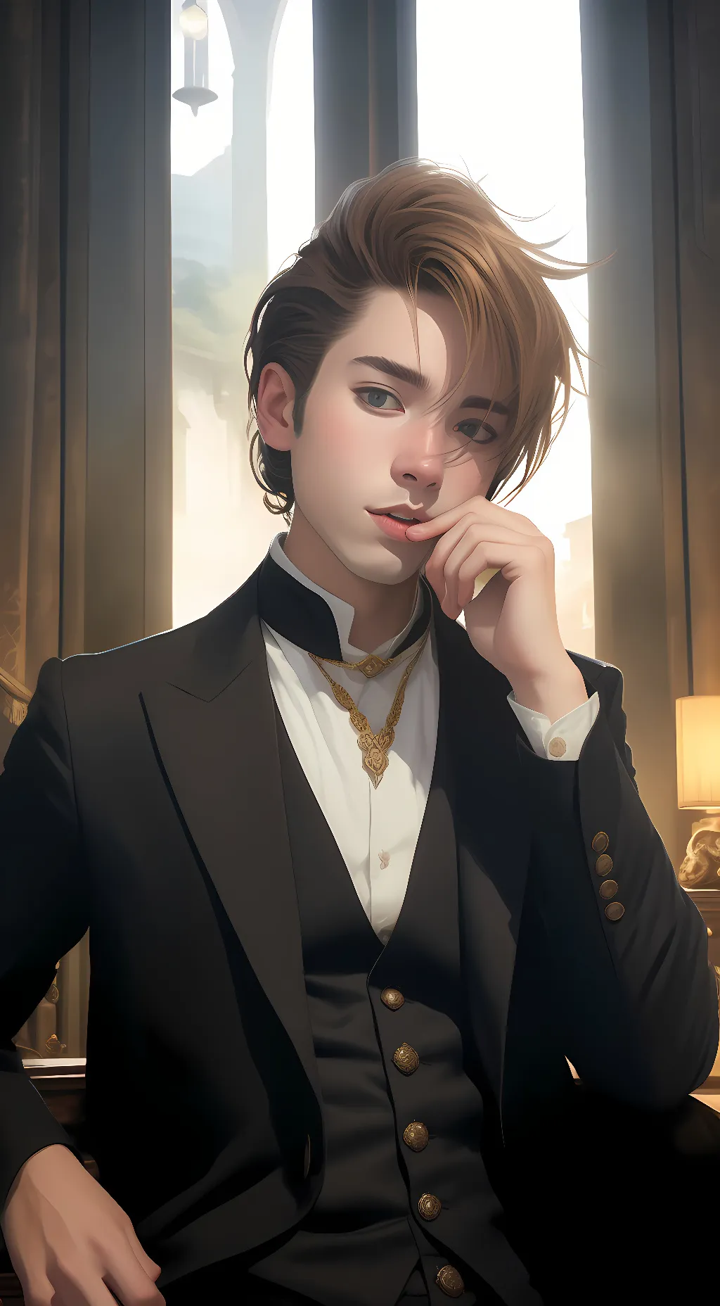 ai character: Jazz background