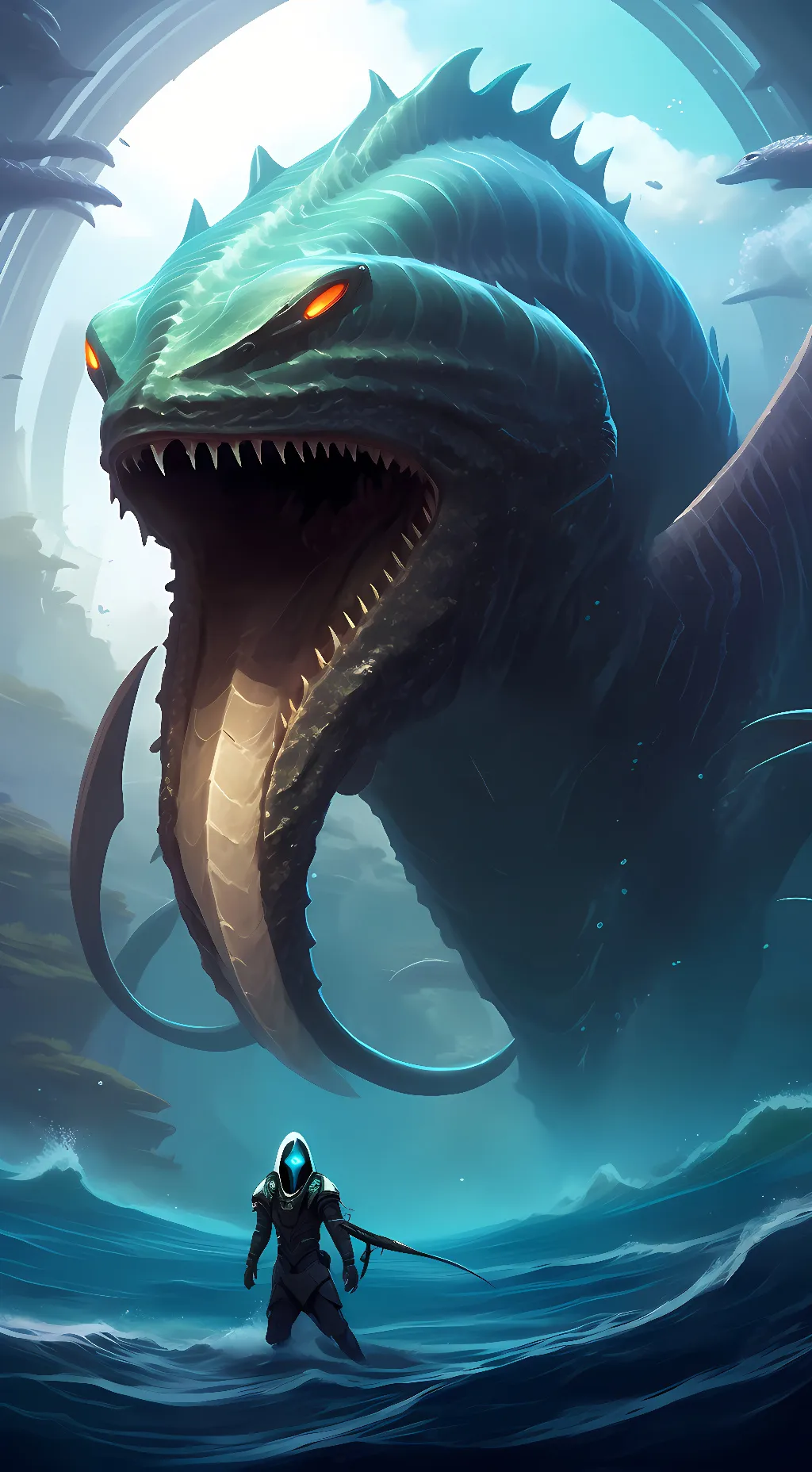 ai character: Subnautica  background