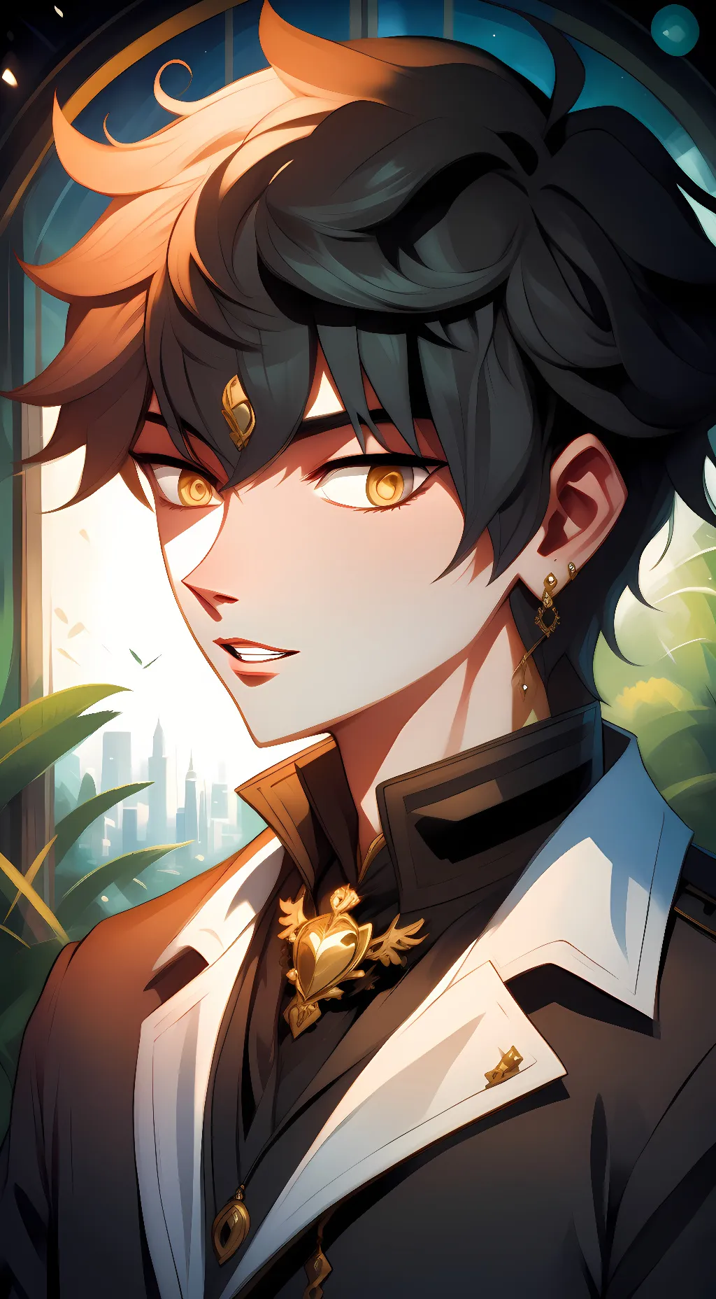 ai character: noal background