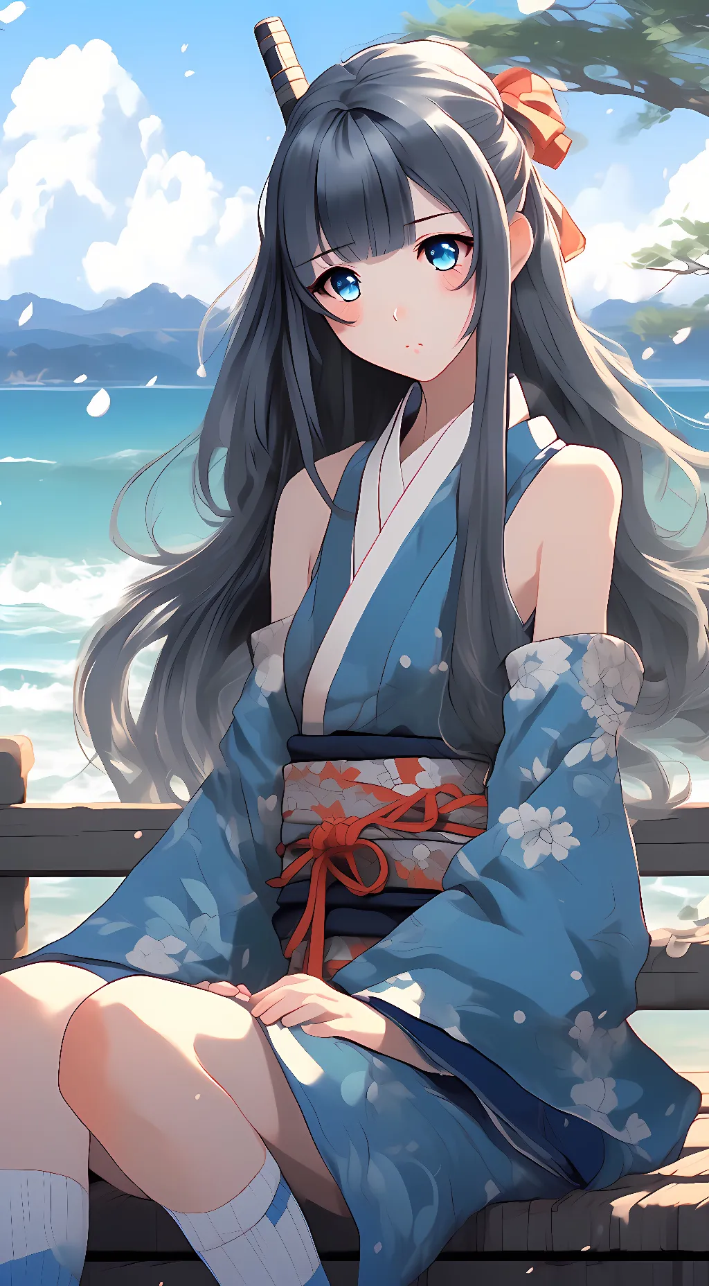 ai character: Sayaka aki background