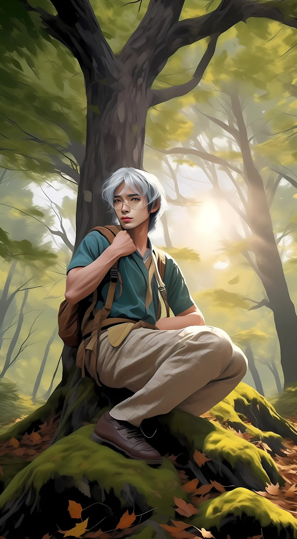 ai character: Oliver background