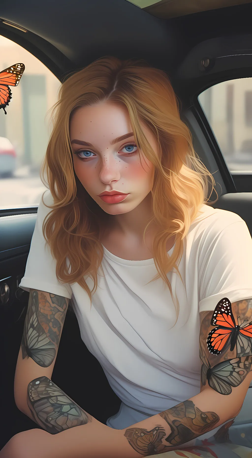 ai character: Sarah background