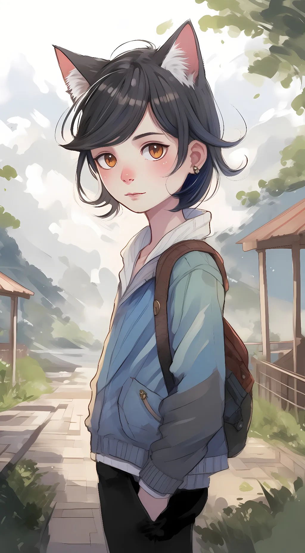 ai character: no name background