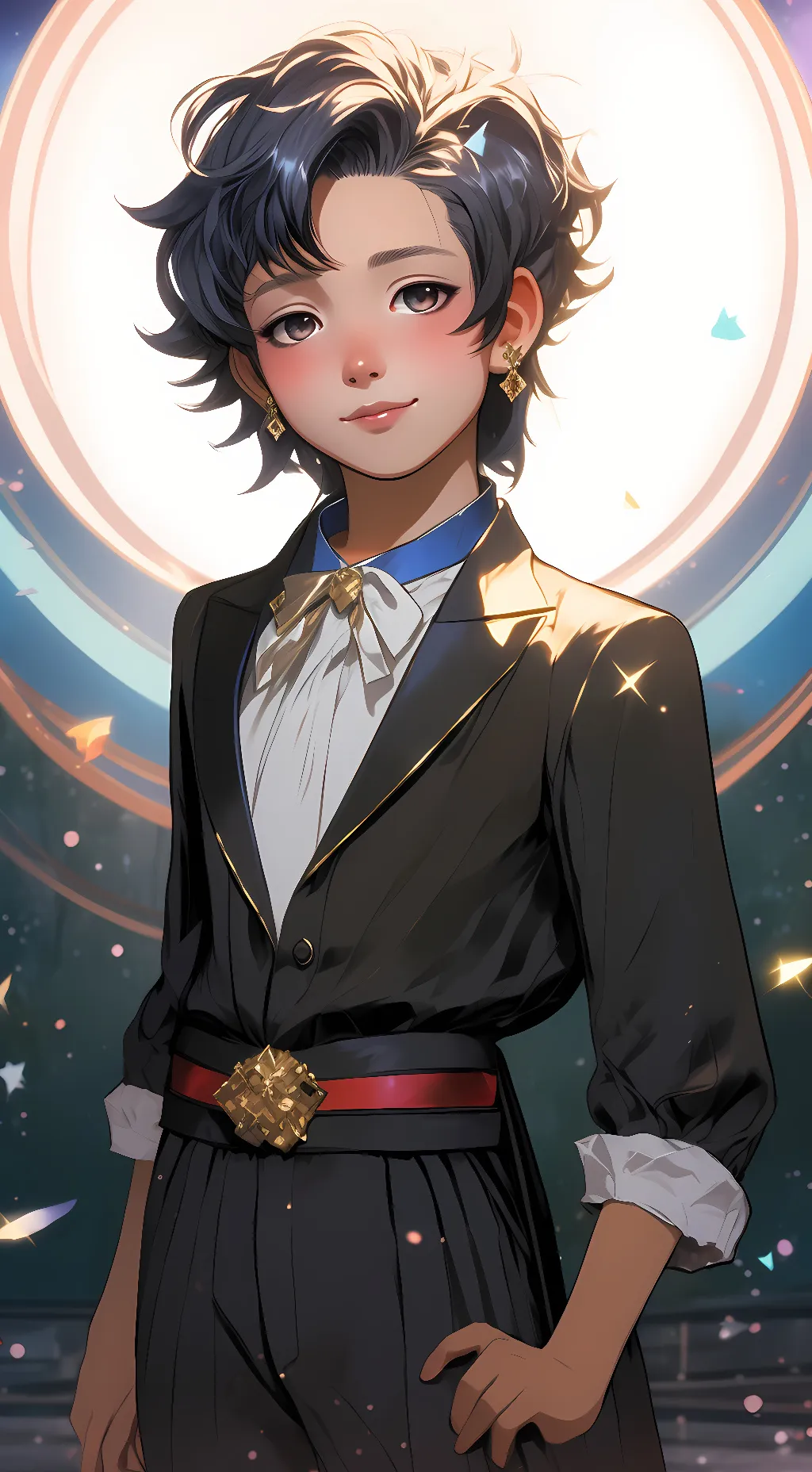 ai character: mat background