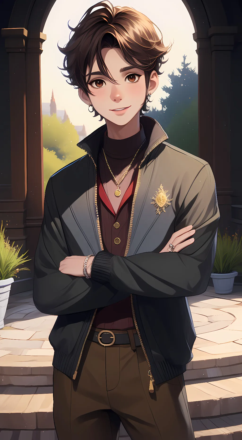 ai character: Anthony background