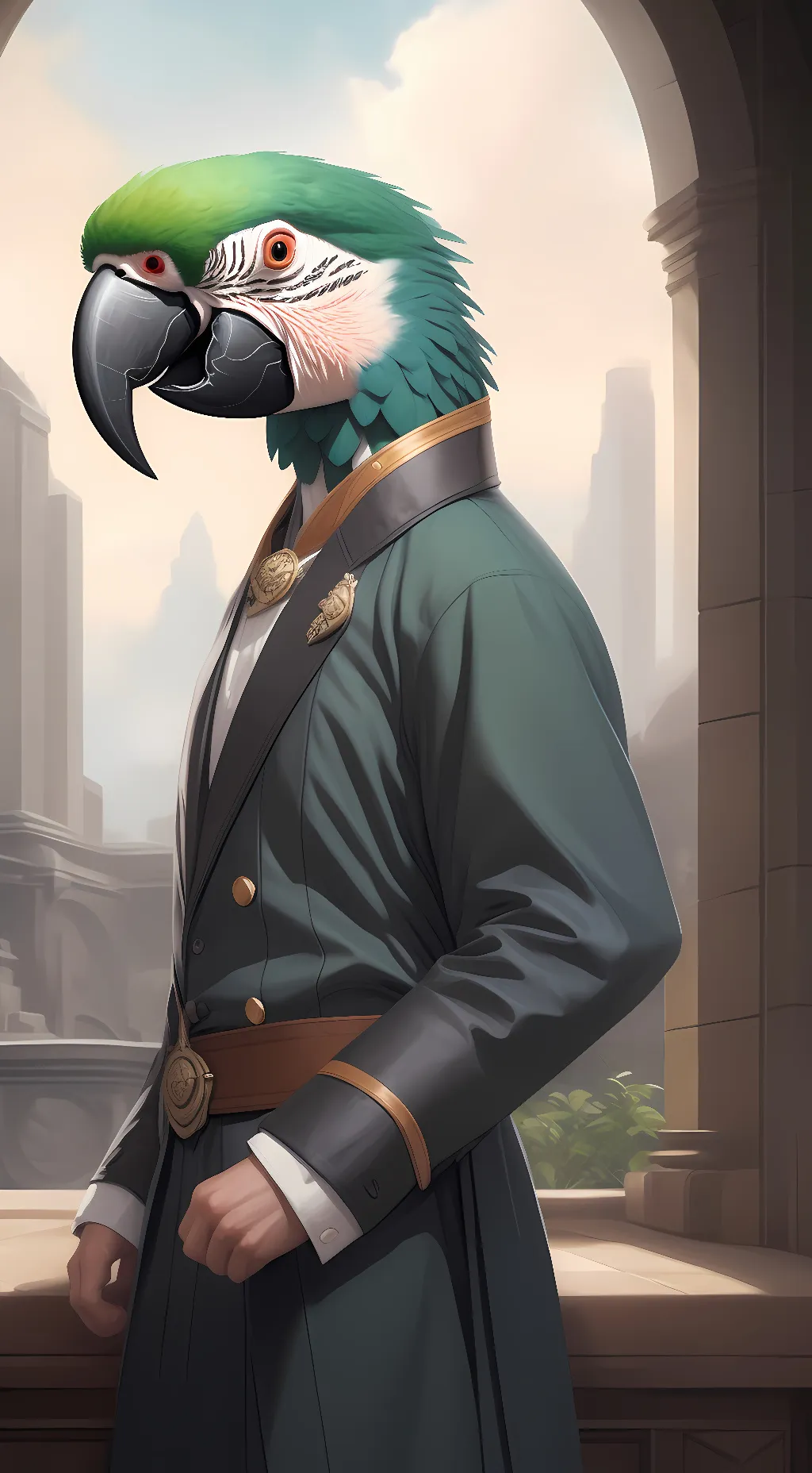 ai character: Talking Pierre background