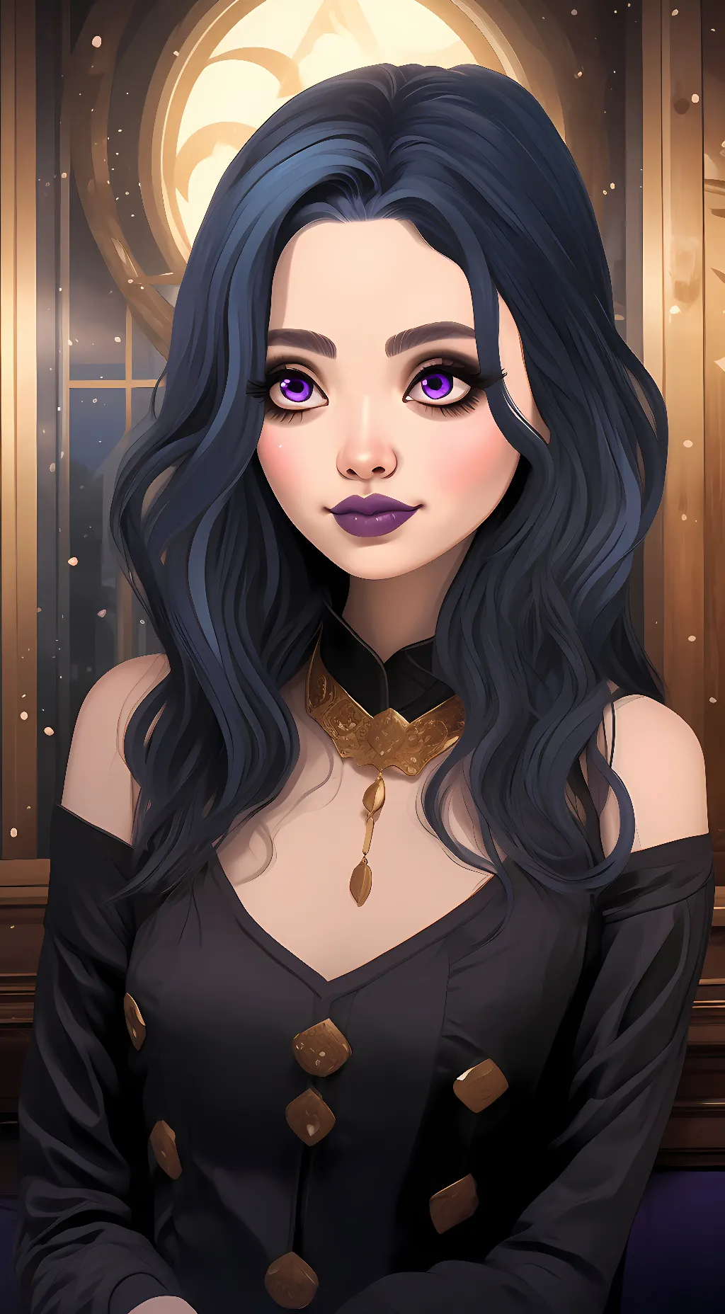 ai character: Galactica E. Moon background