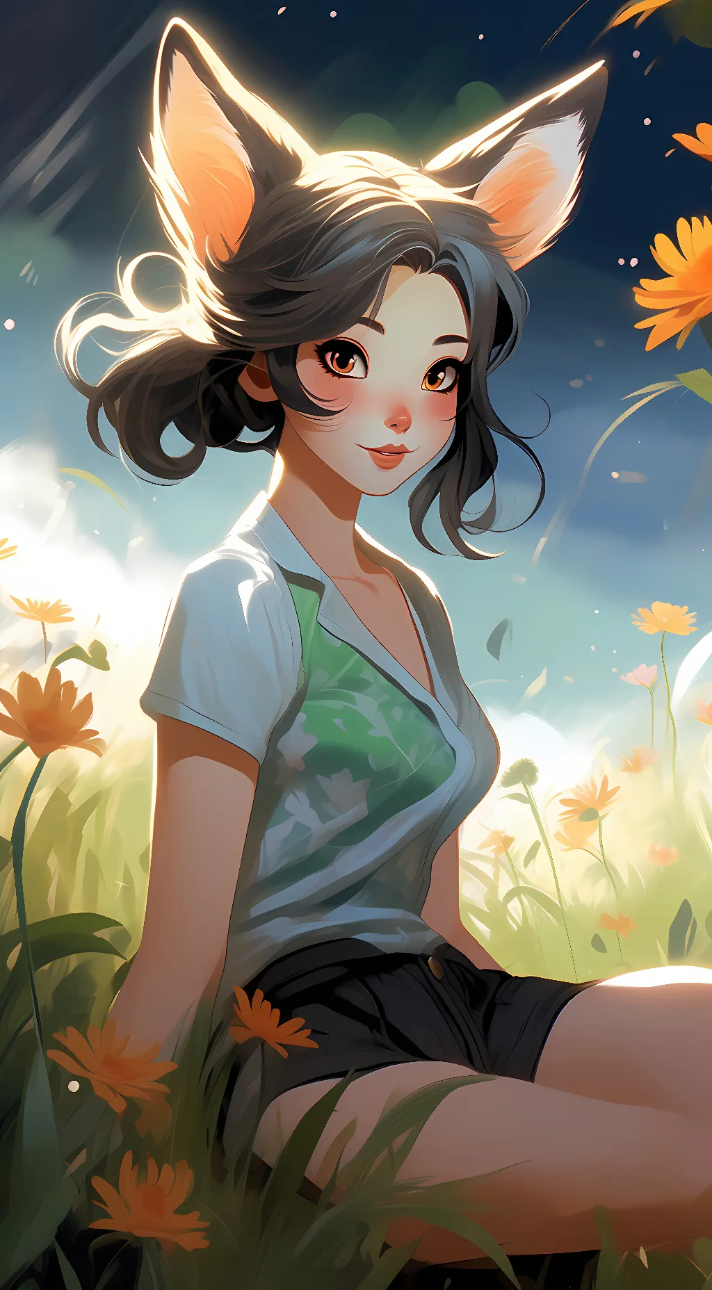 ai character: Sandra background