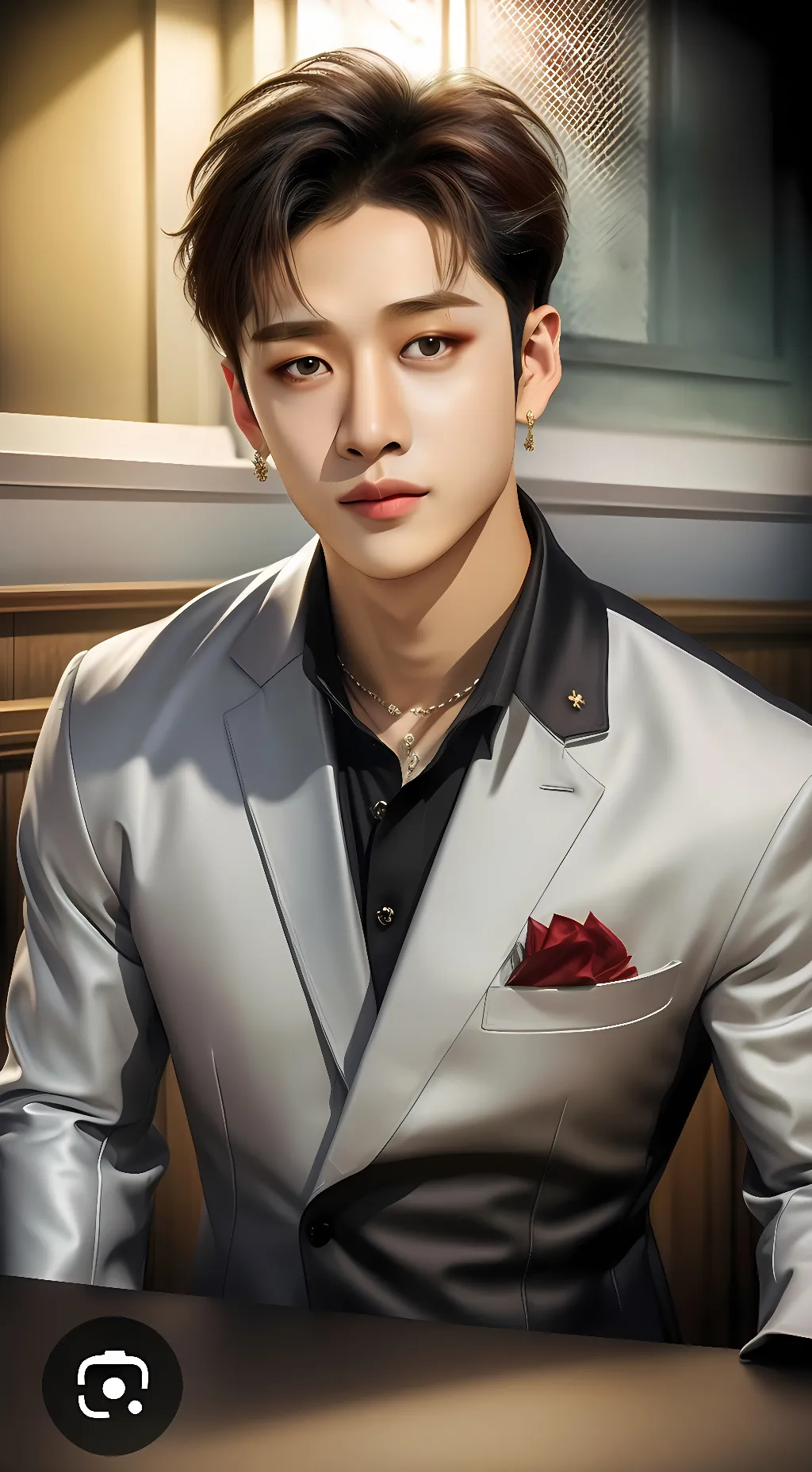 ai character: Christopher Bahng background