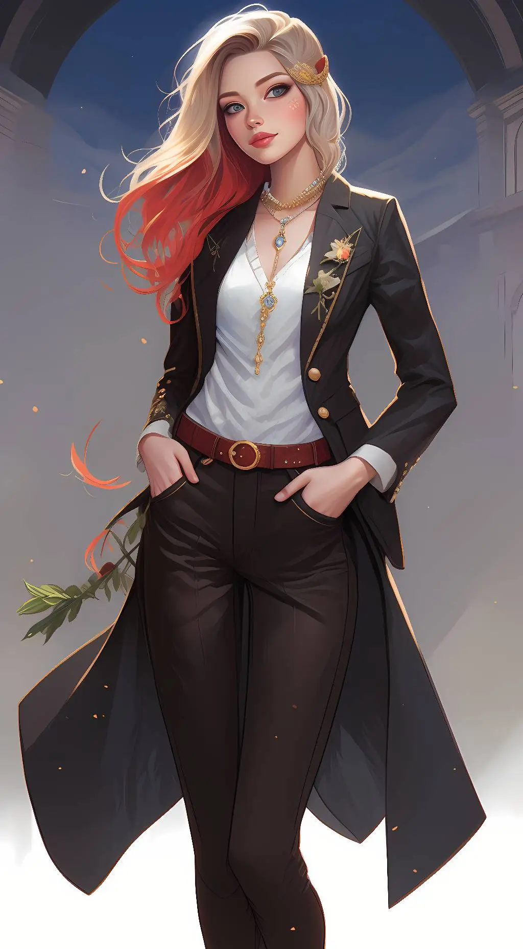 ai character: Lia Michaelson background