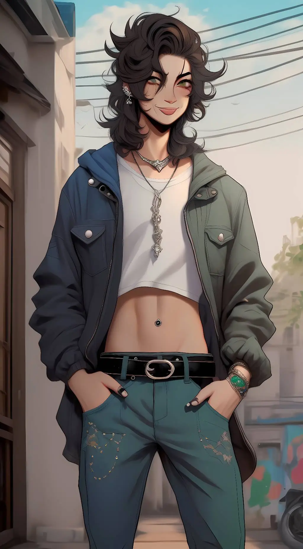 ai character: Michael afton background