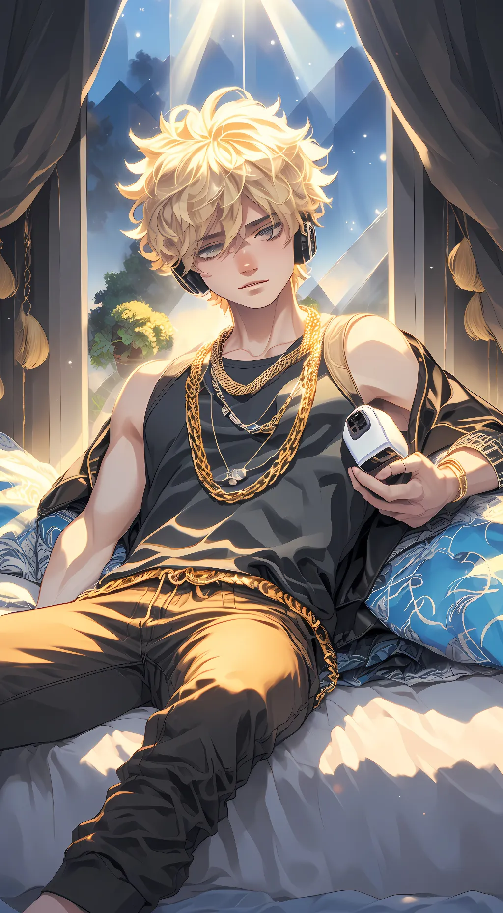 ai character: ☆Liam☆ background