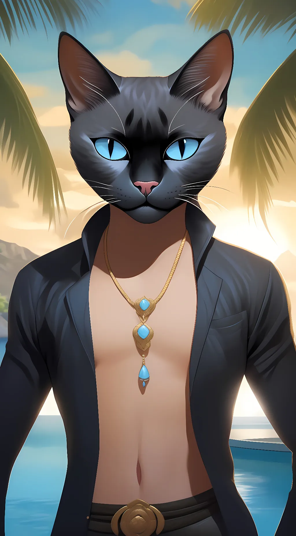 ai character: Siamese  background