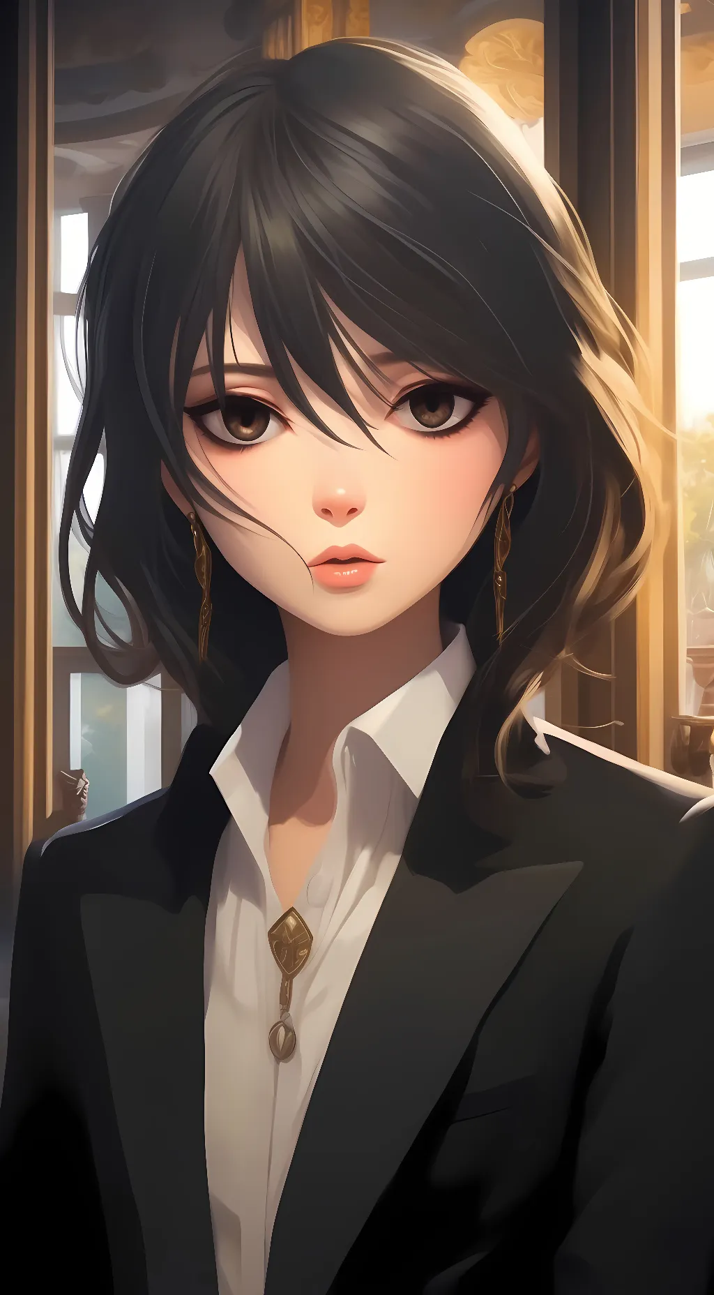 ai character: hannah  background