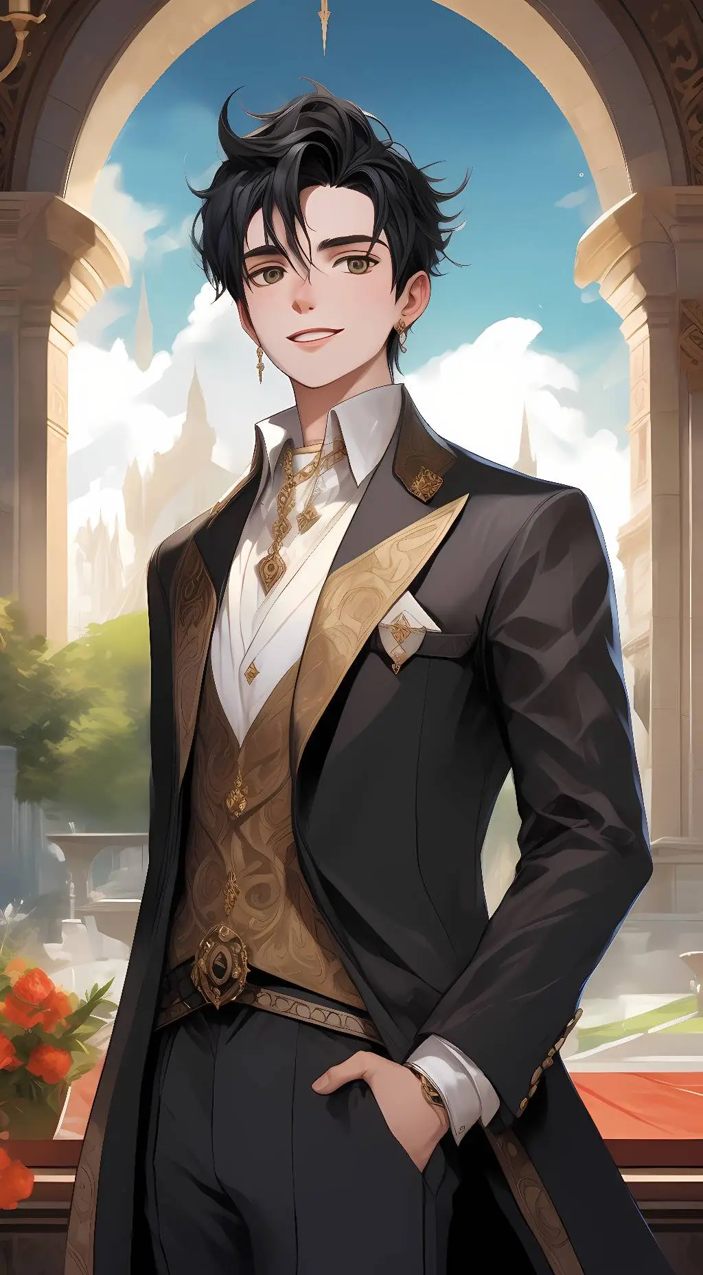 ai character: Ashton background