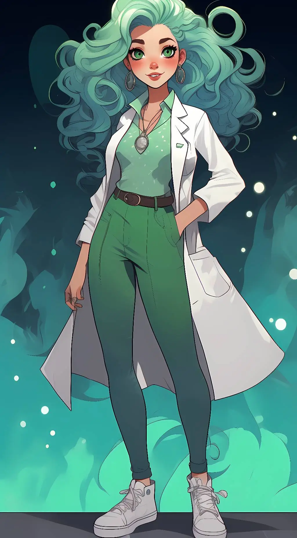 ai character: Aria (SCP) background