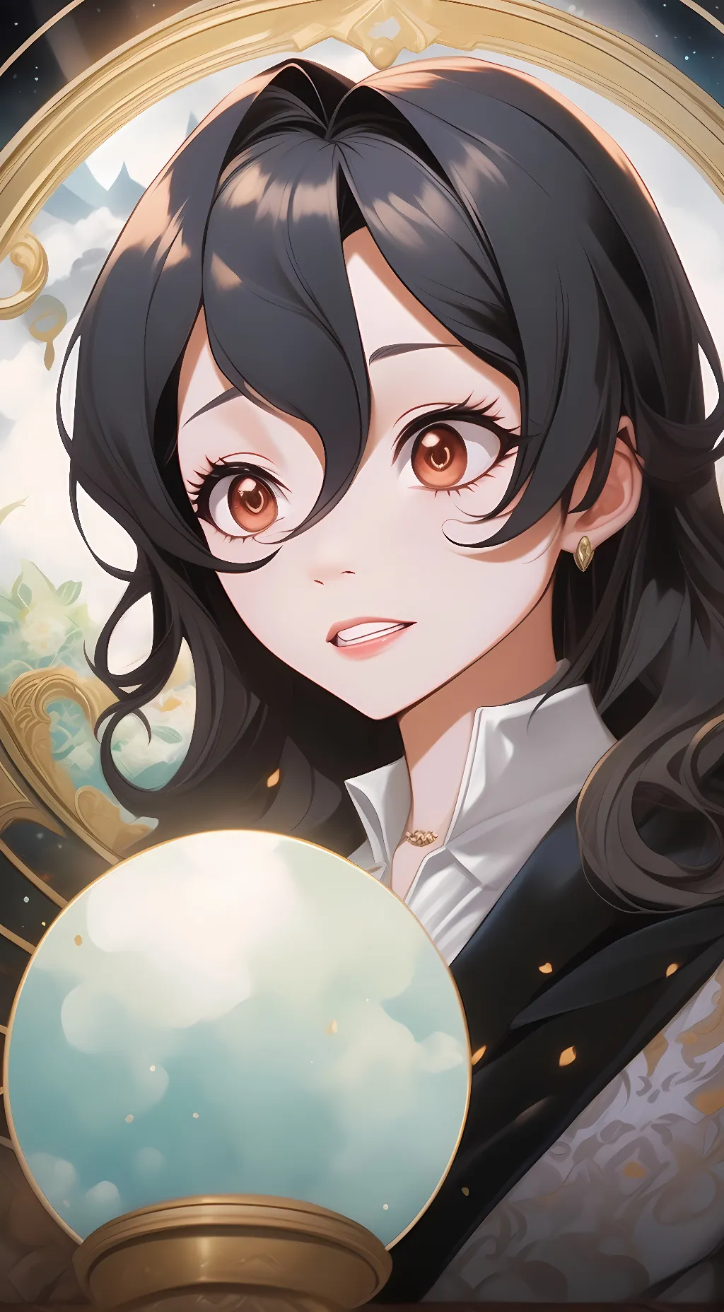 ai character: oka background