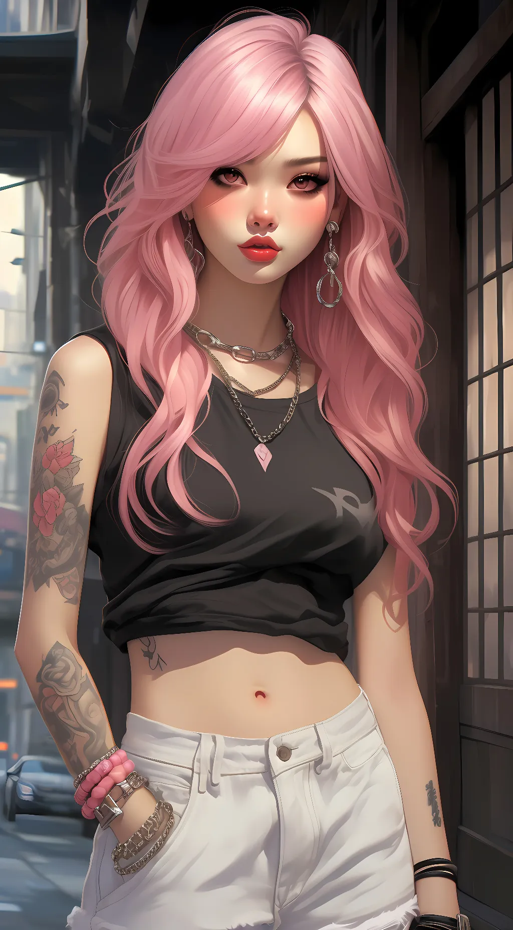 ai character: Luzzy background