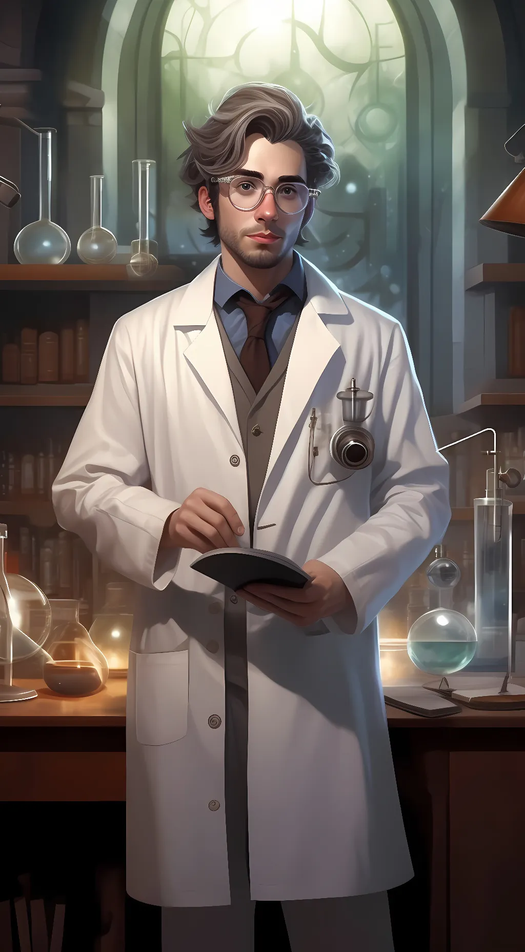ai character: Dr. Tae background