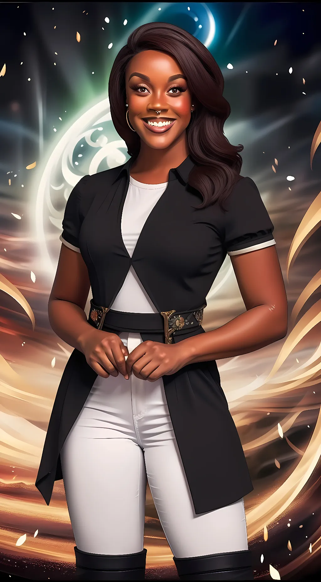 ai character: Mia Rose background