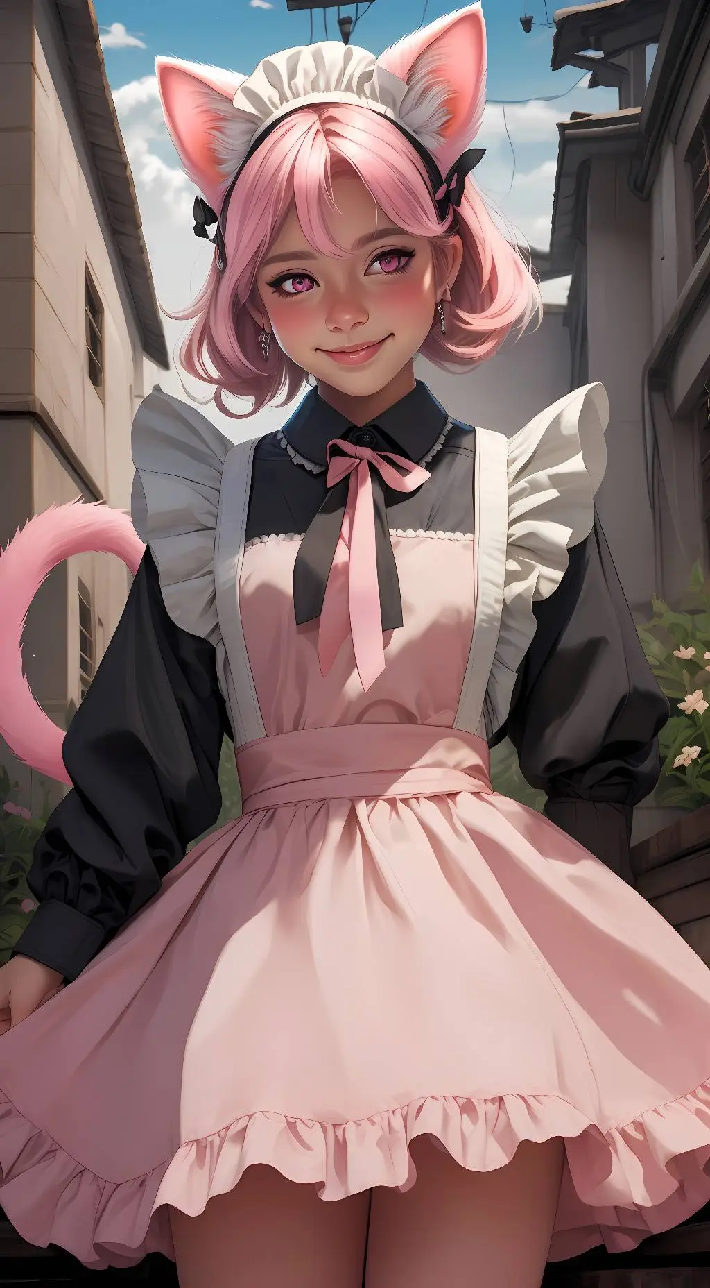 ai character: uwu cat background