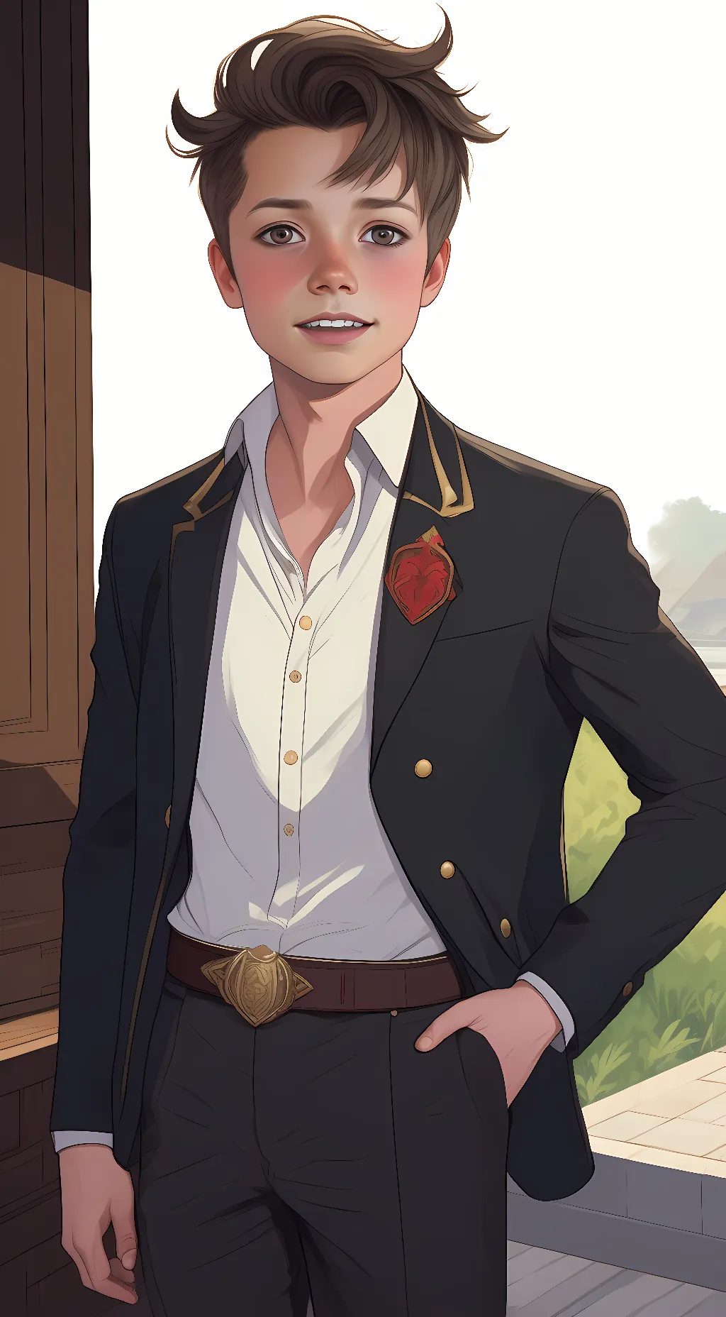 ai character: Dom background