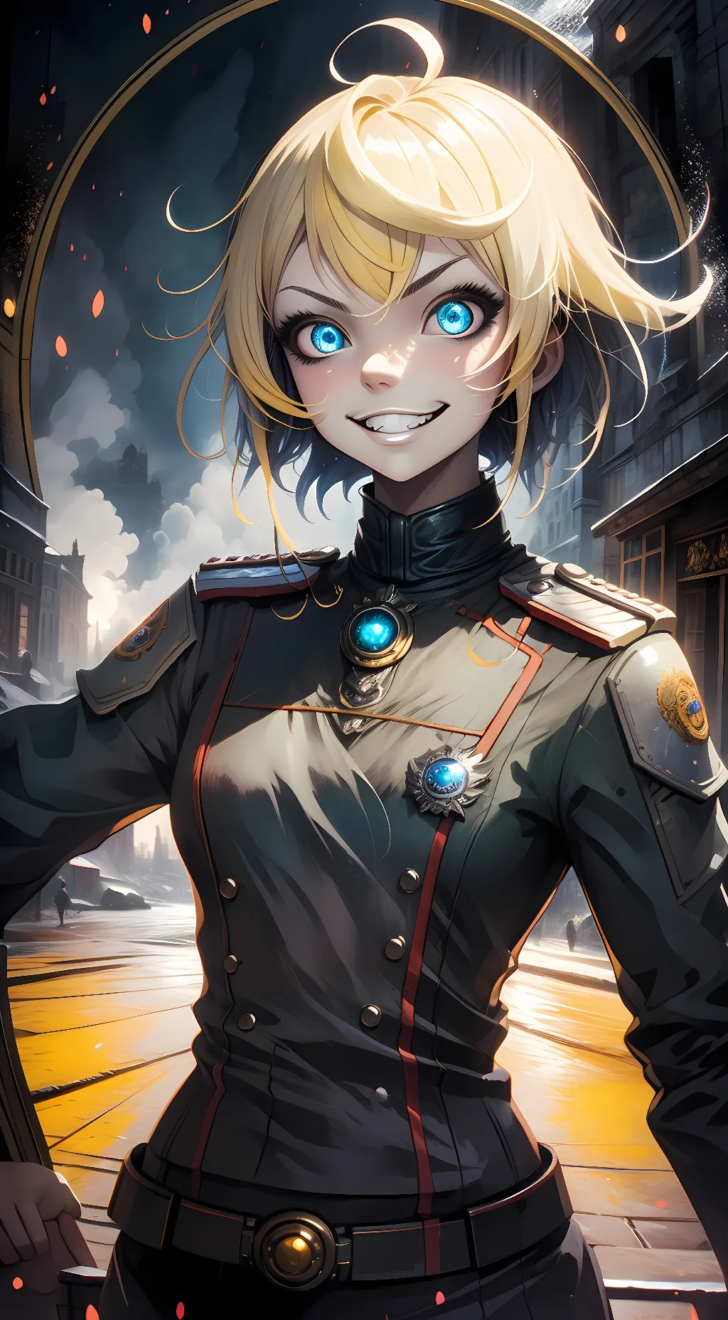 ai character: Tanya Degurechaff  background