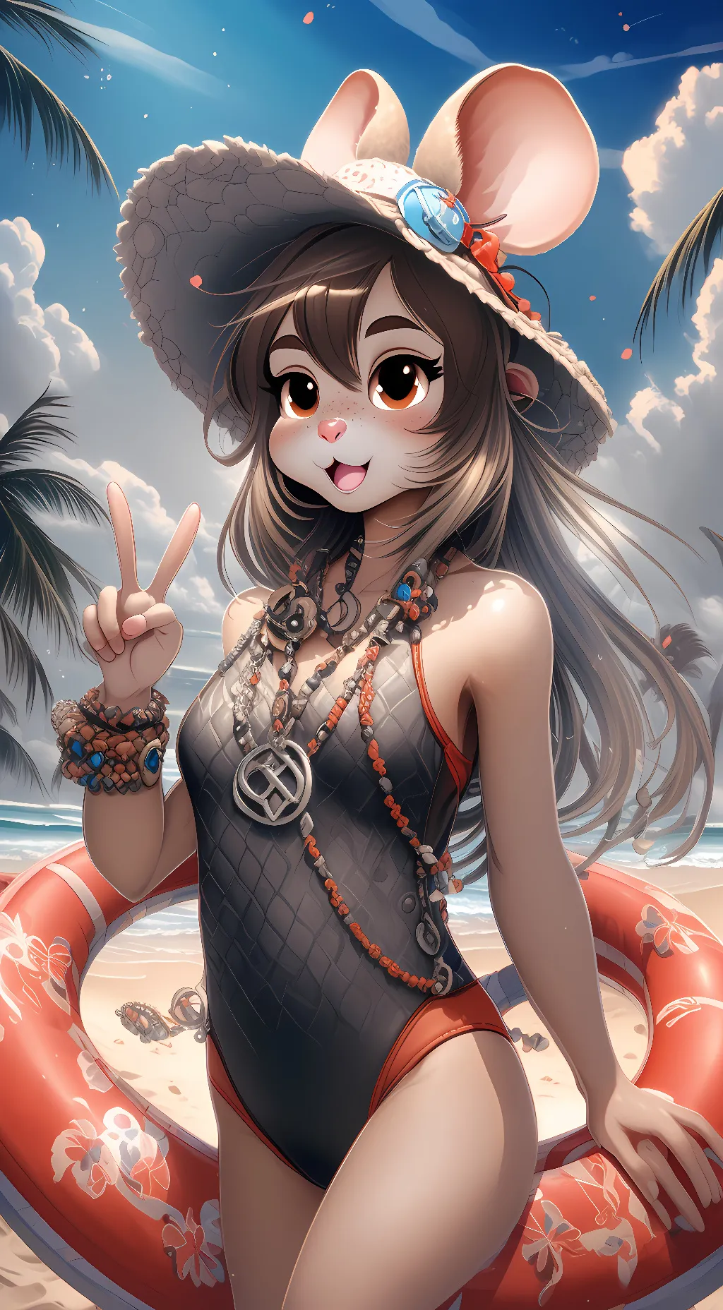 ai character: Lily Fulton background