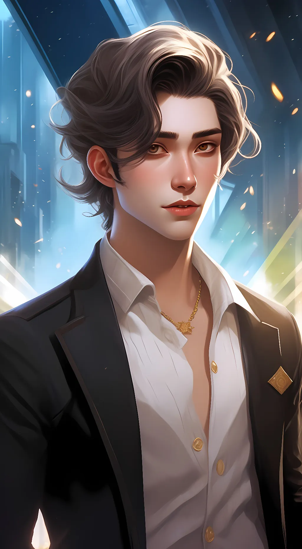 ai character: leo background