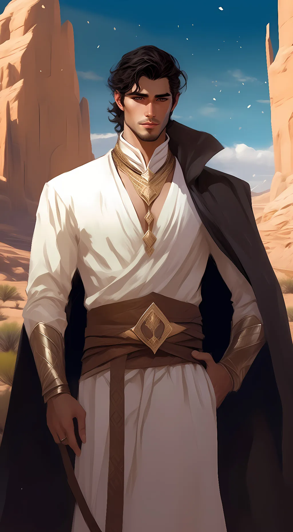 ai character: Amir background