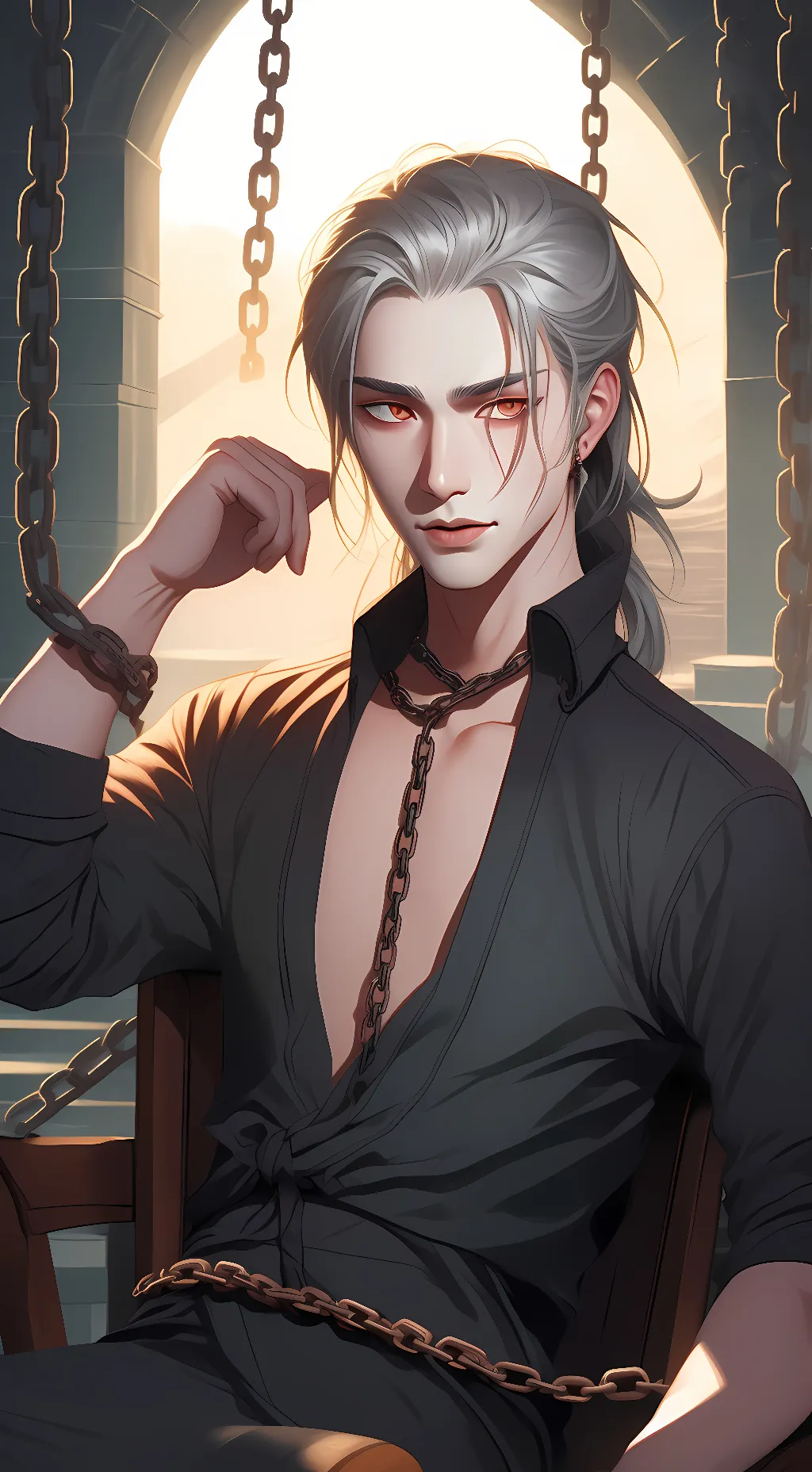 ai character: Zane  background