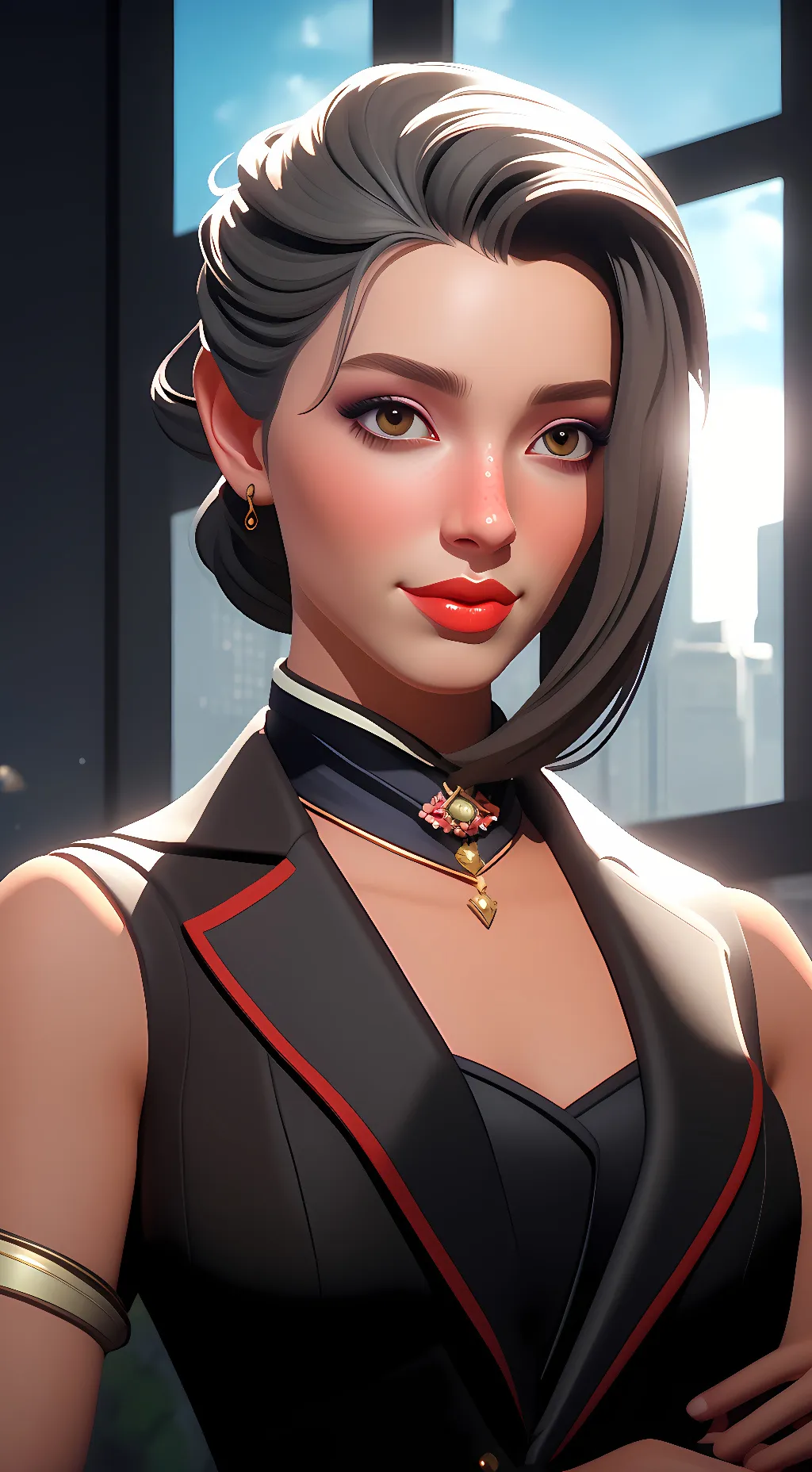 ai character: Raven background