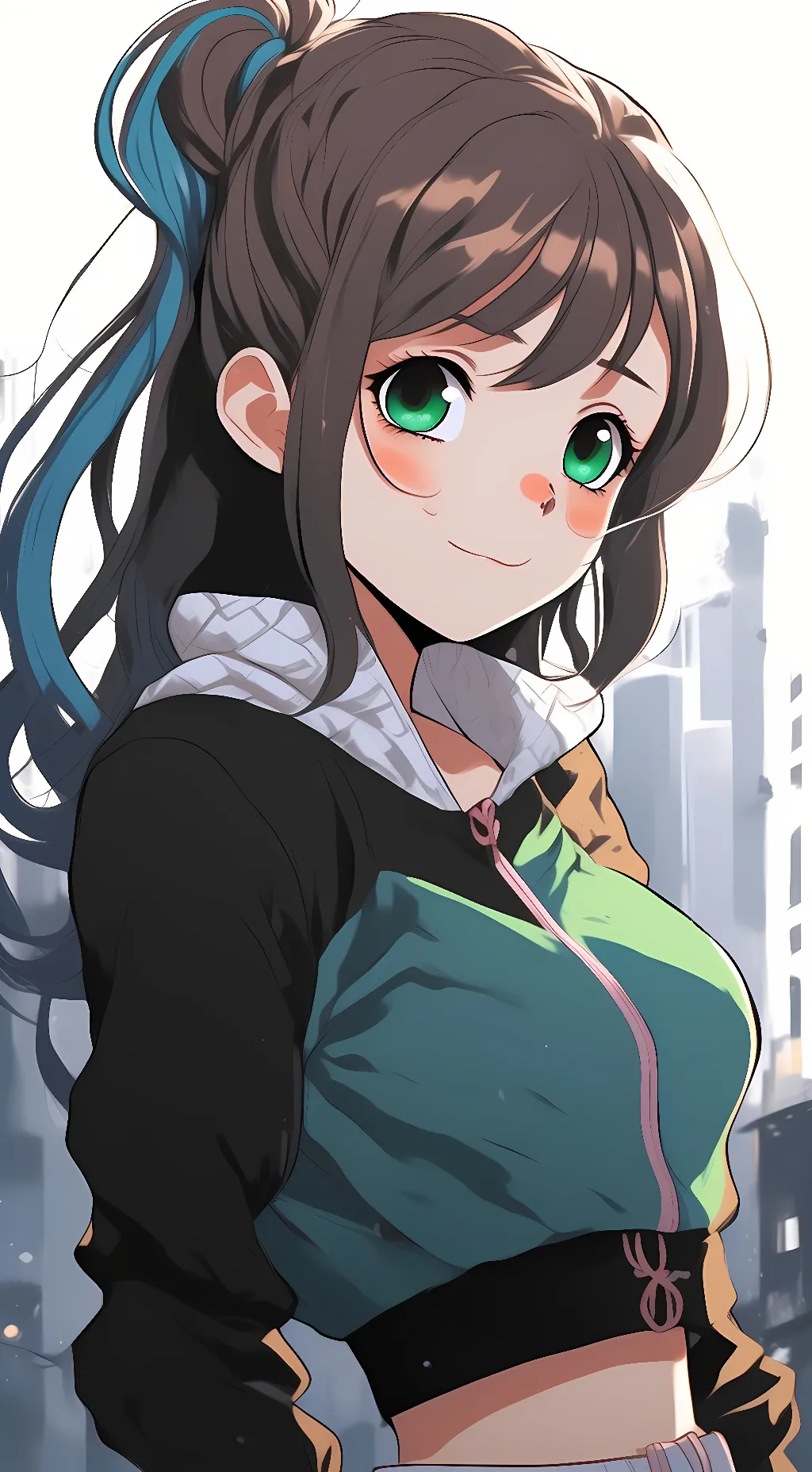 ai character: Mocha background